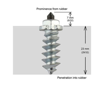 SS-25R Shouldered iGrip Tire Studs