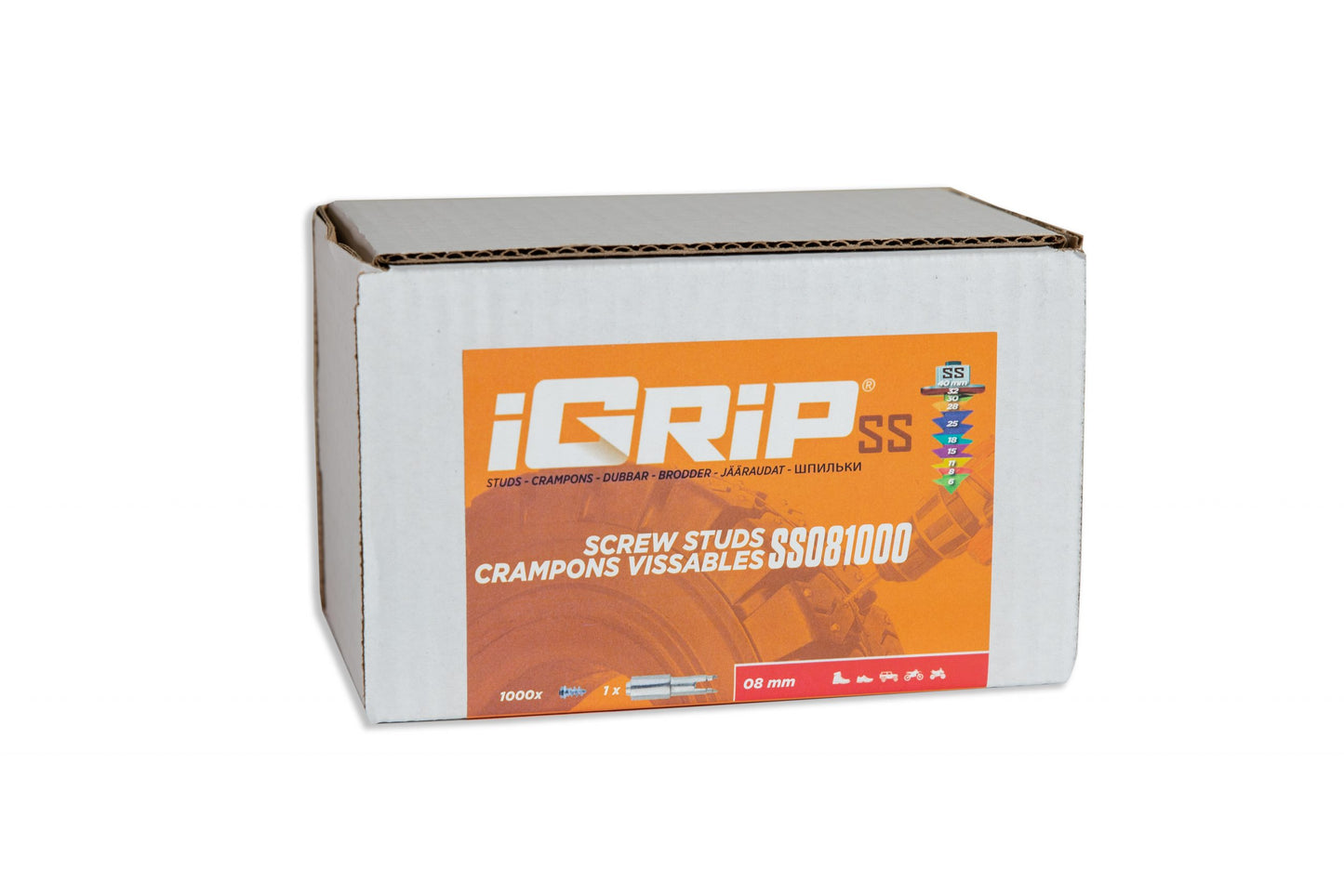 Crampons de pneu à épaulement SS-08 iGrip