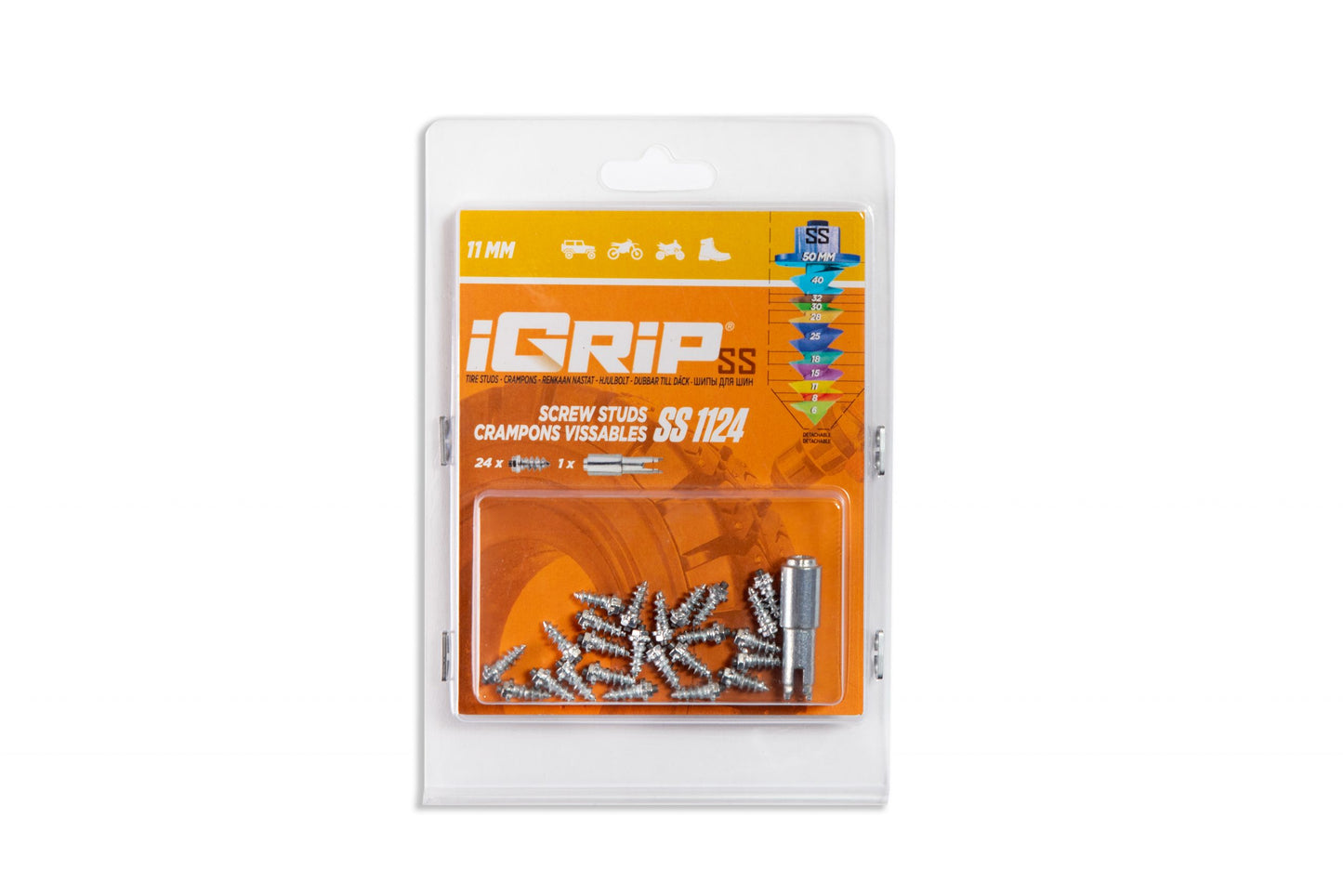 Crampons de pneu à épaulement SS-11 iGrip