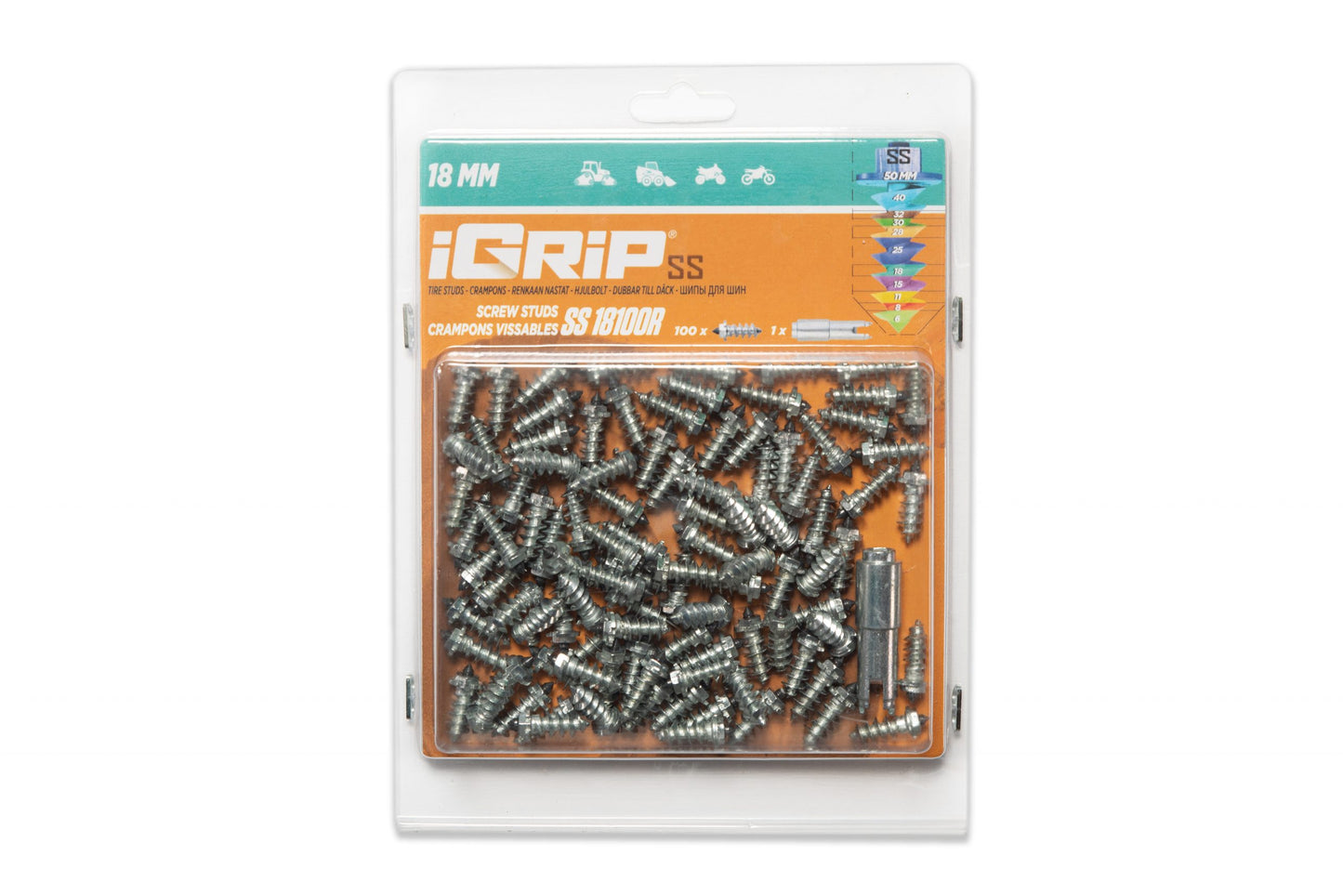 SS-18R iGrip Shouldered Racing Tire Studs