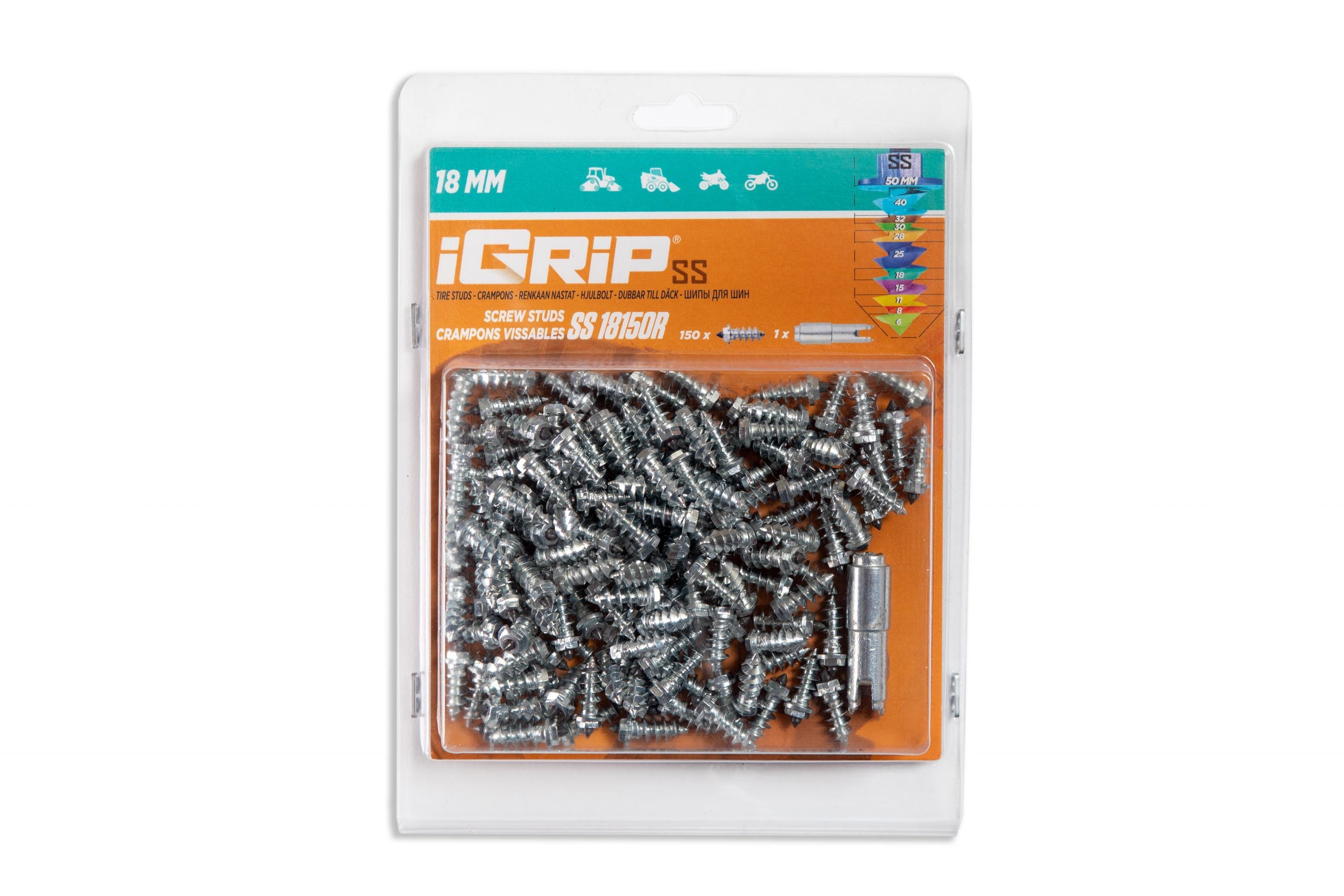 SS-18R iGrip Shouldered Racing Tire Studs