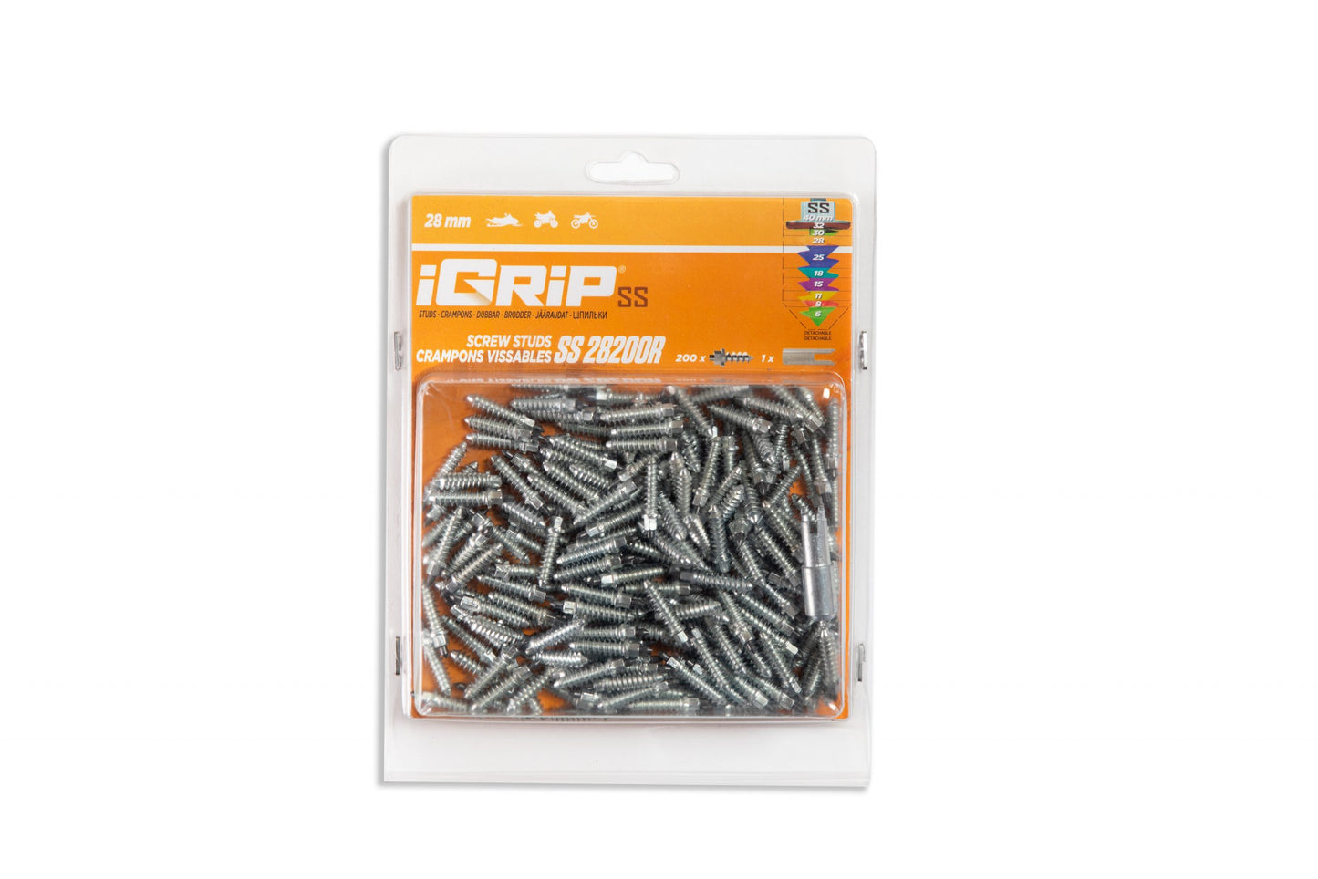 SS-28R iGrip Shouldered Racing Tire Studs