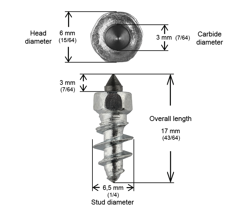 ST-15R Standard iGrip Racing Studs