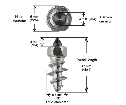 ST-15R Standard iGrip Racing Studs