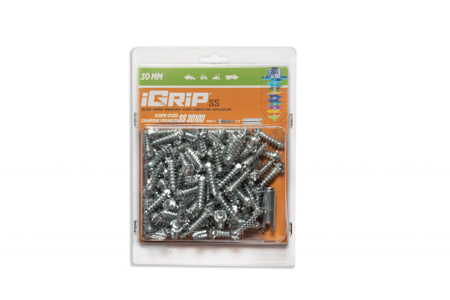 Crampons de pneu iGrip à épaulement SS-30