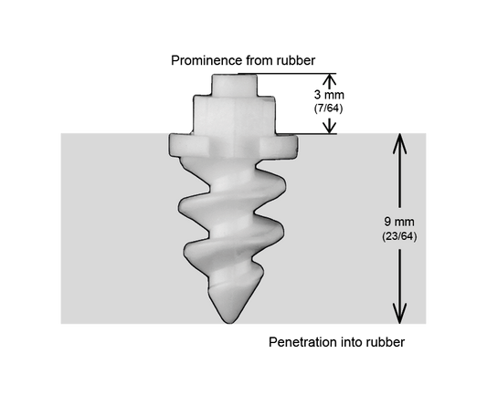 SF-11 iGrip Shouldered Ceramic Tire Studs (Anti-spark boots studs)