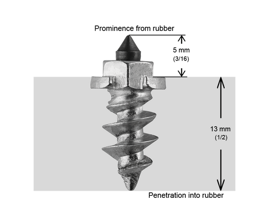 Crampons de pneu de course à épaulement SS-15R iGrip