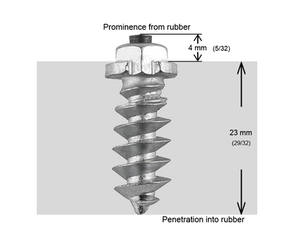 Crampons de pneu iGrip à épaulement SS-25