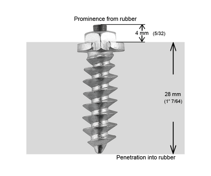 Crampons de pneu iGrip à épaulement SS-30