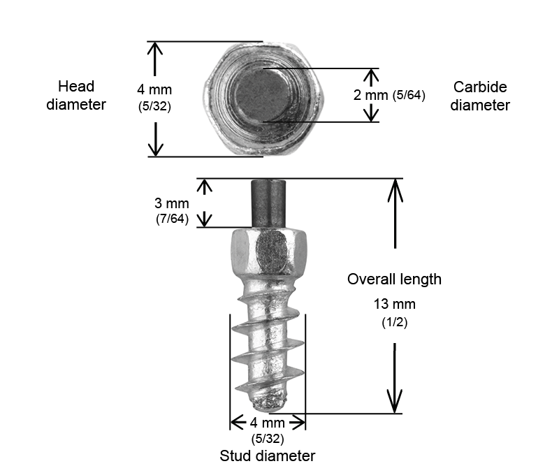 ST-11F Standard iGrip Studs